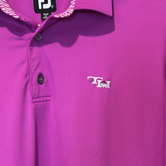 Men’s FJ FootJoy Polo Shirt, Size M - Picture 3 of 6